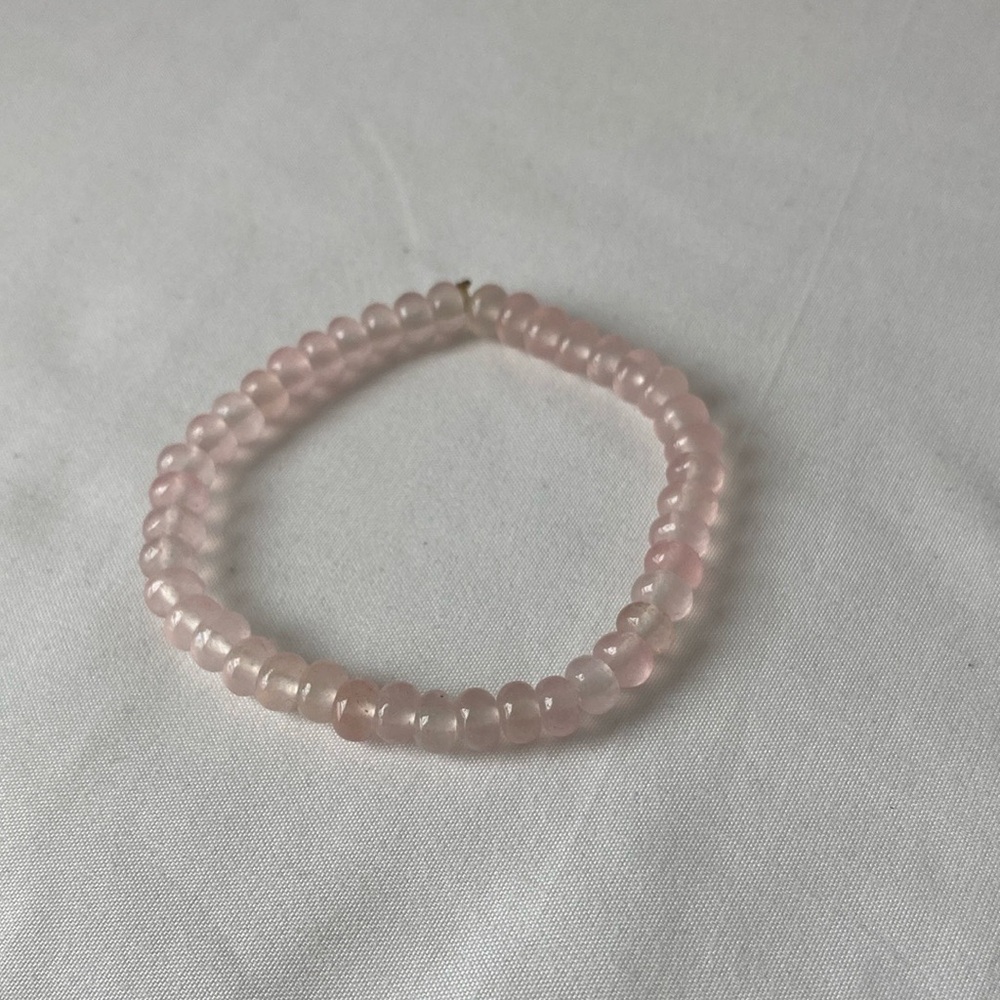 Elegant Pink Beaded Bracelet